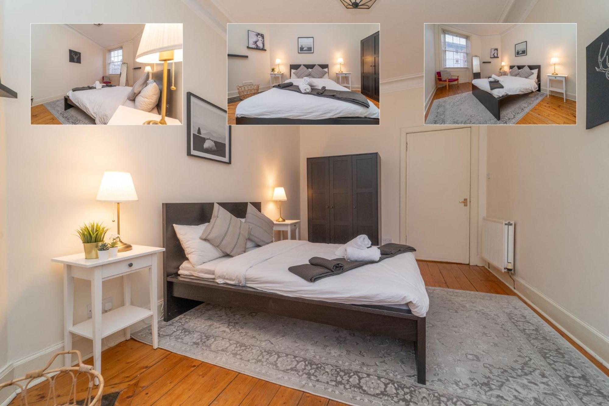 Large City Corner Apartment Единбург Екстериор снимка